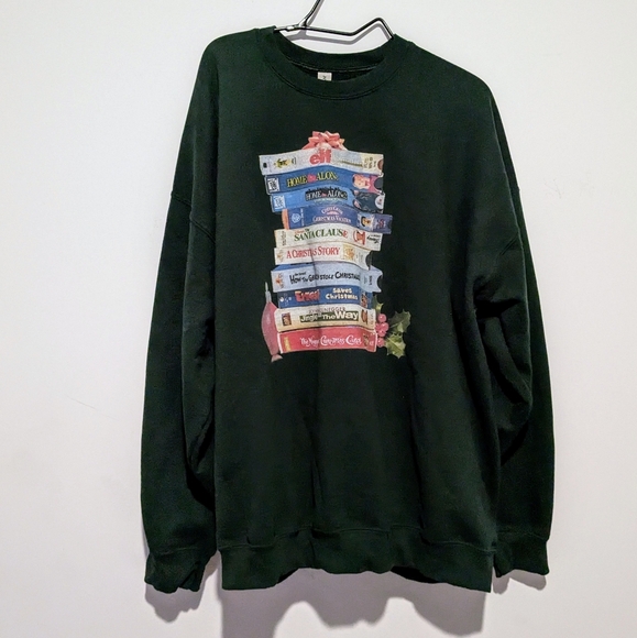 Gildan Other - Vintage Christmas Holiday Cozy Green Sweatshirt Size 3XL
